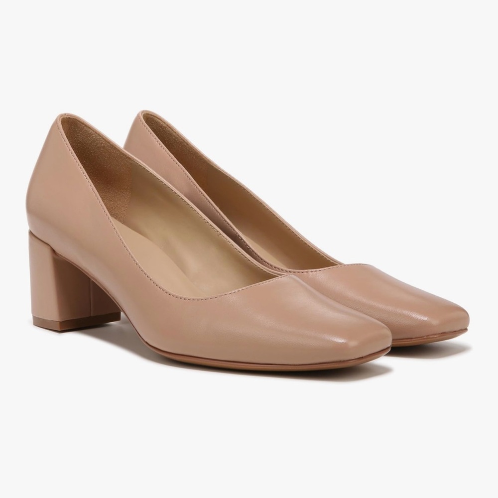 Naturalizer Karina Classic Nude Block Heels 8W